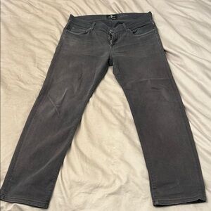 7 For All Mankind Men's Slim Jeans - Dark Gray